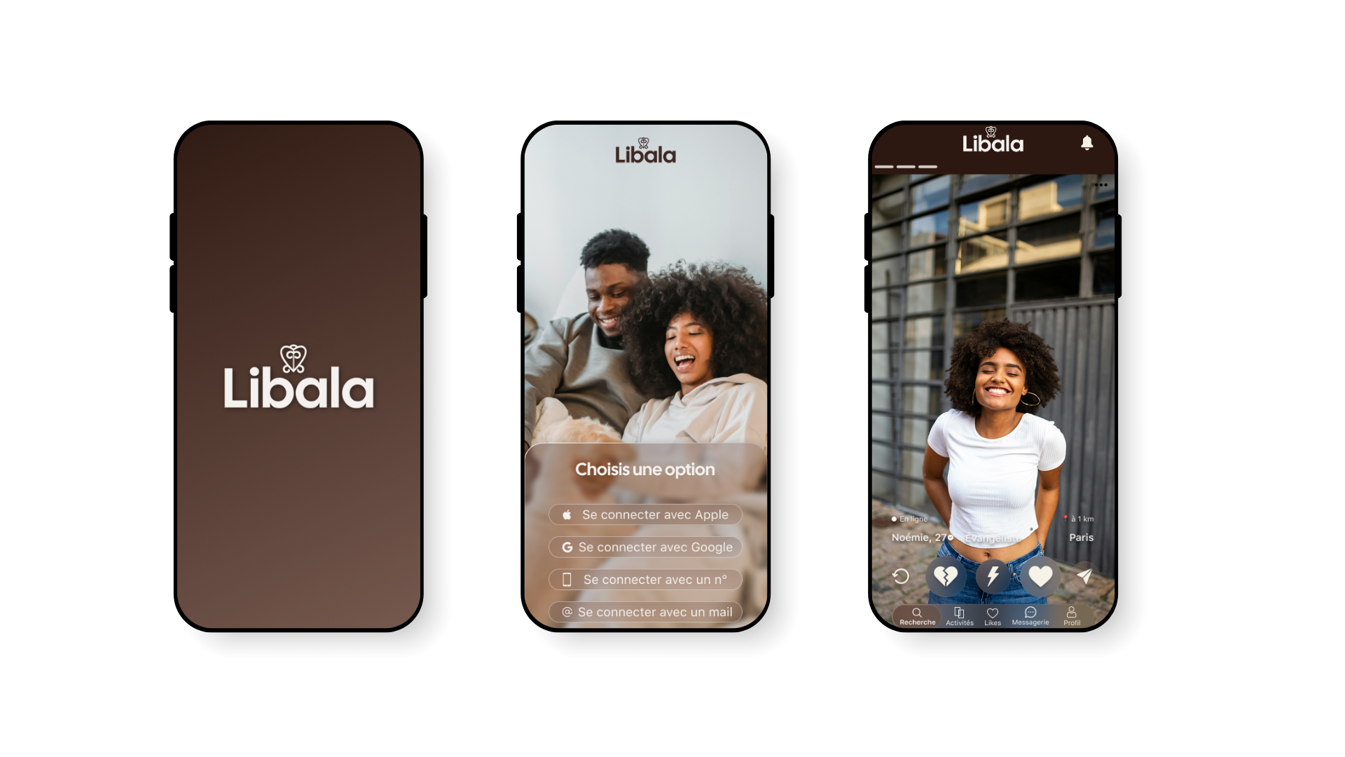 Apercu de l'application Libala